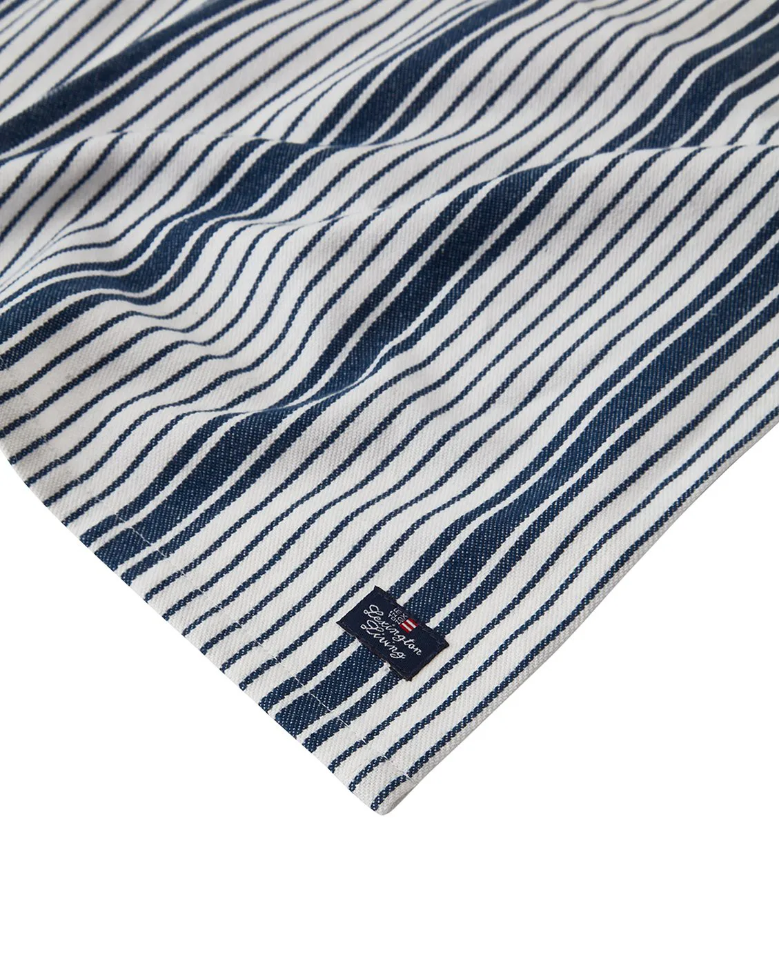 Striped Organic Cotton napkin 50x50 cm, Navy Lexington