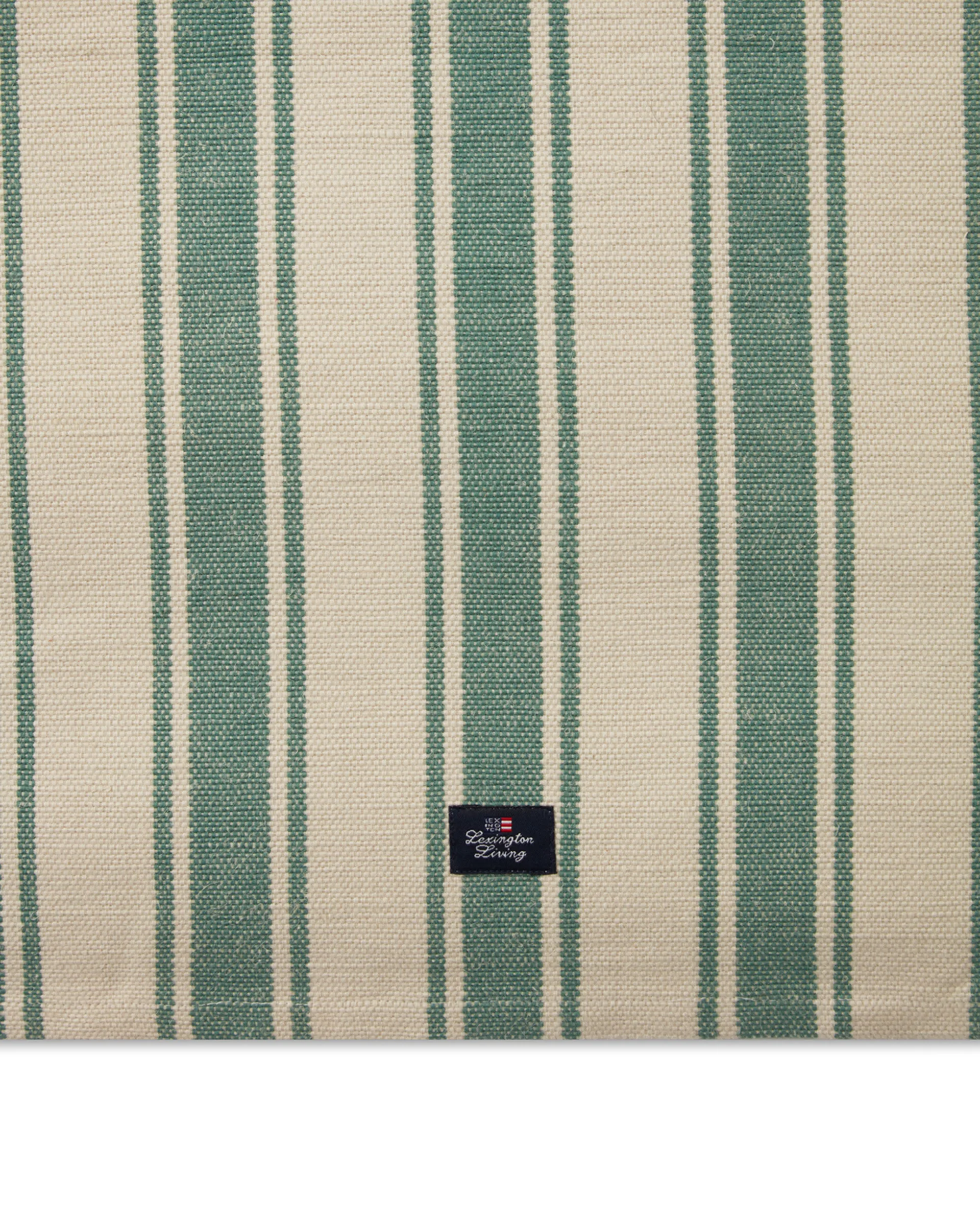 Striped table runner 50x250 cm, Green Lexington