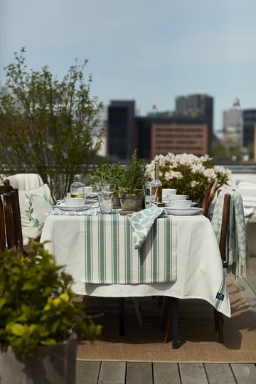 Striped table runner 50x250 cm - Green - Lexington