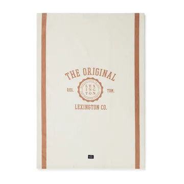 The Original Cotton Twill kitchen towel 50x70 cm - Off White-brown - Lexington
