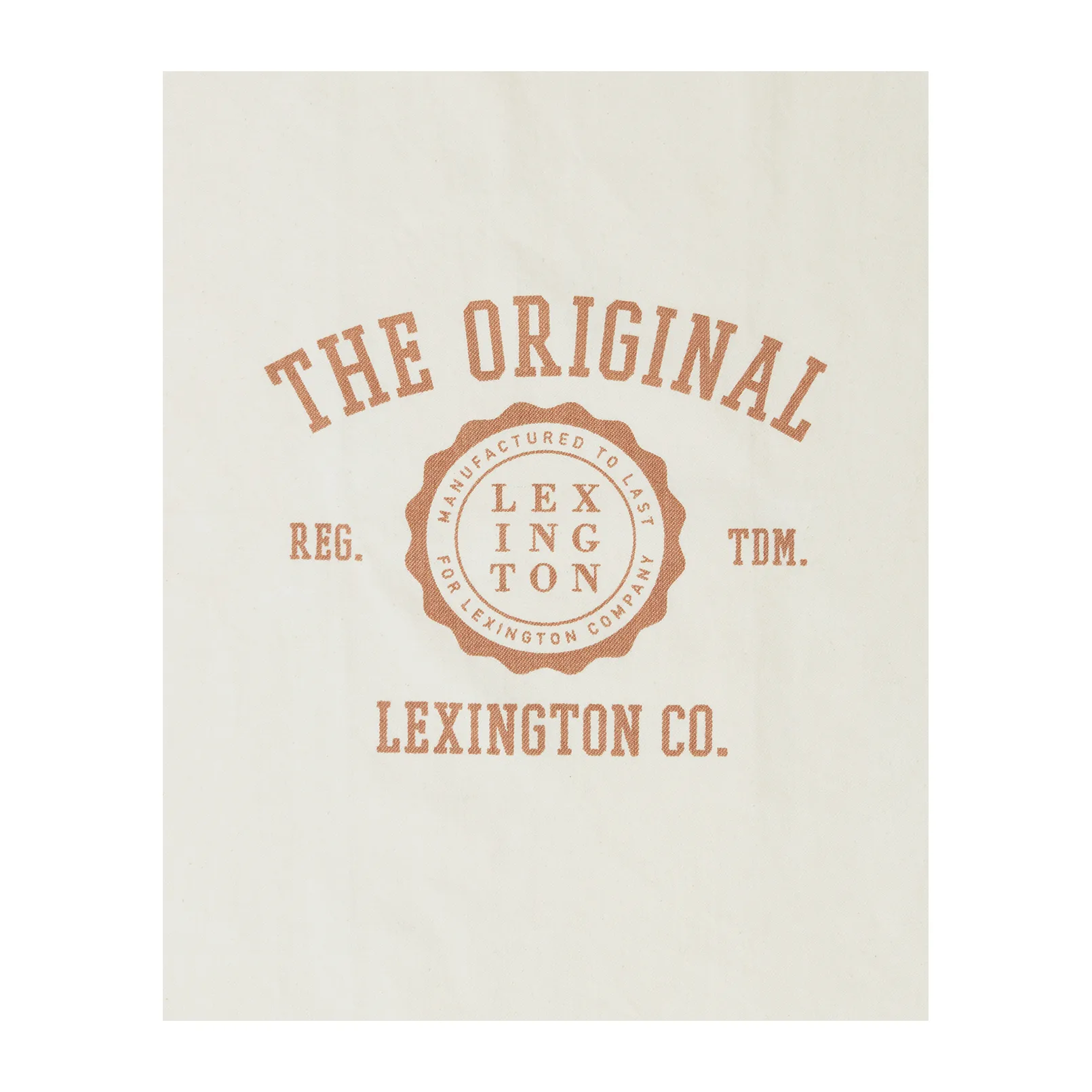 The Original Cotton Twill kitchen towel 50x70 cm, Off White-brown Lexington