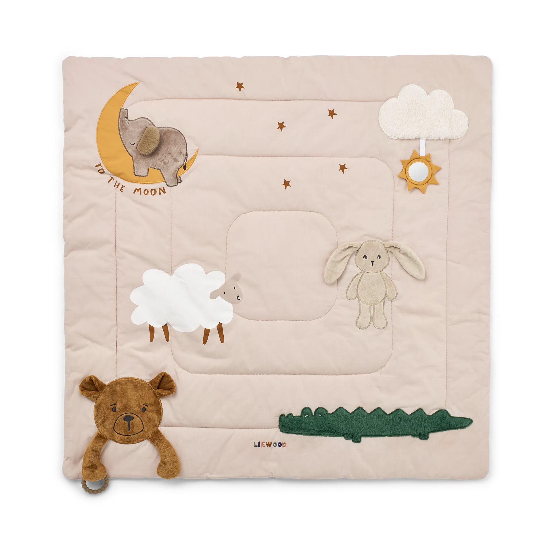 Bernet activity blanket 95x95 cm, Sandy multi mix Liewood