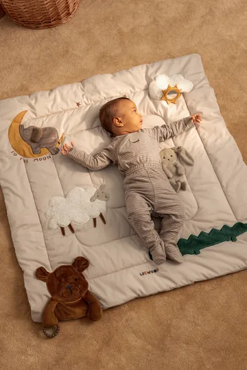 Bernet activity blanket 95x95 cm - Sandy multi mix - Liewood