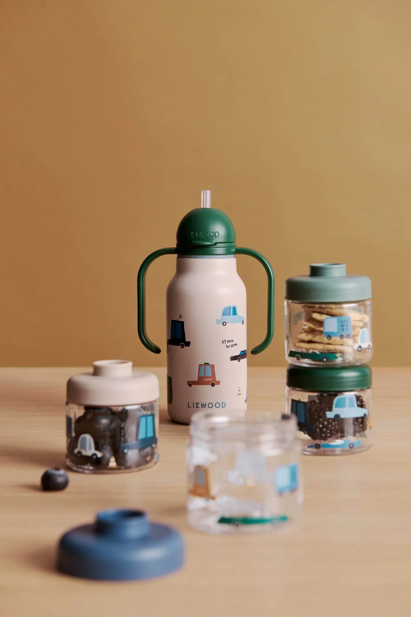 Dominique baby food jars 100 ml 4-pack, Cars-Sandy Liewood