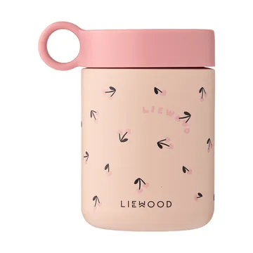 Kiani printed insulated bottle - Mini cherry heart-rosey - Liewood