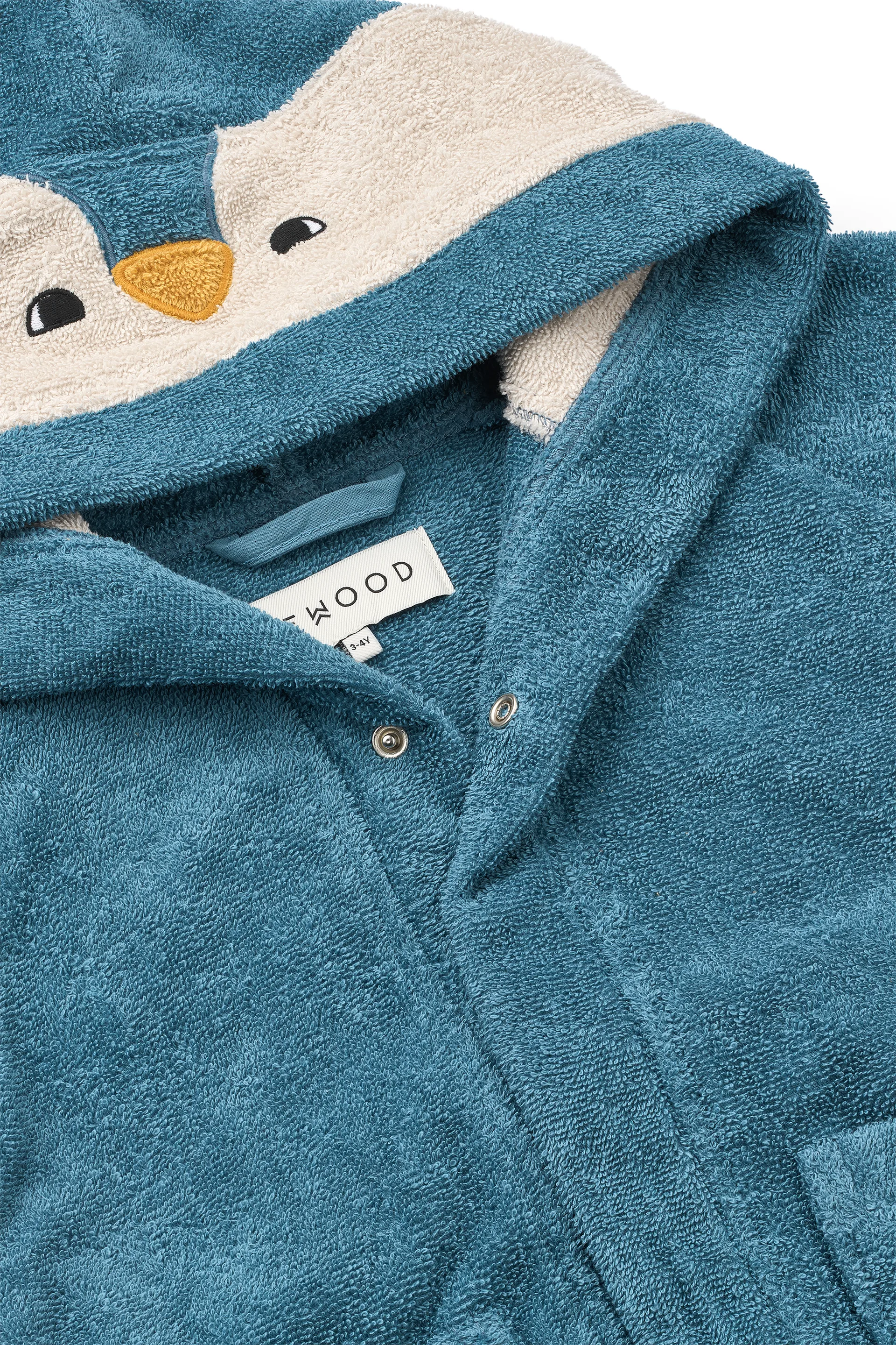 Lily bathrobe, Penguin oceanview mix, 3-4 years Liewood