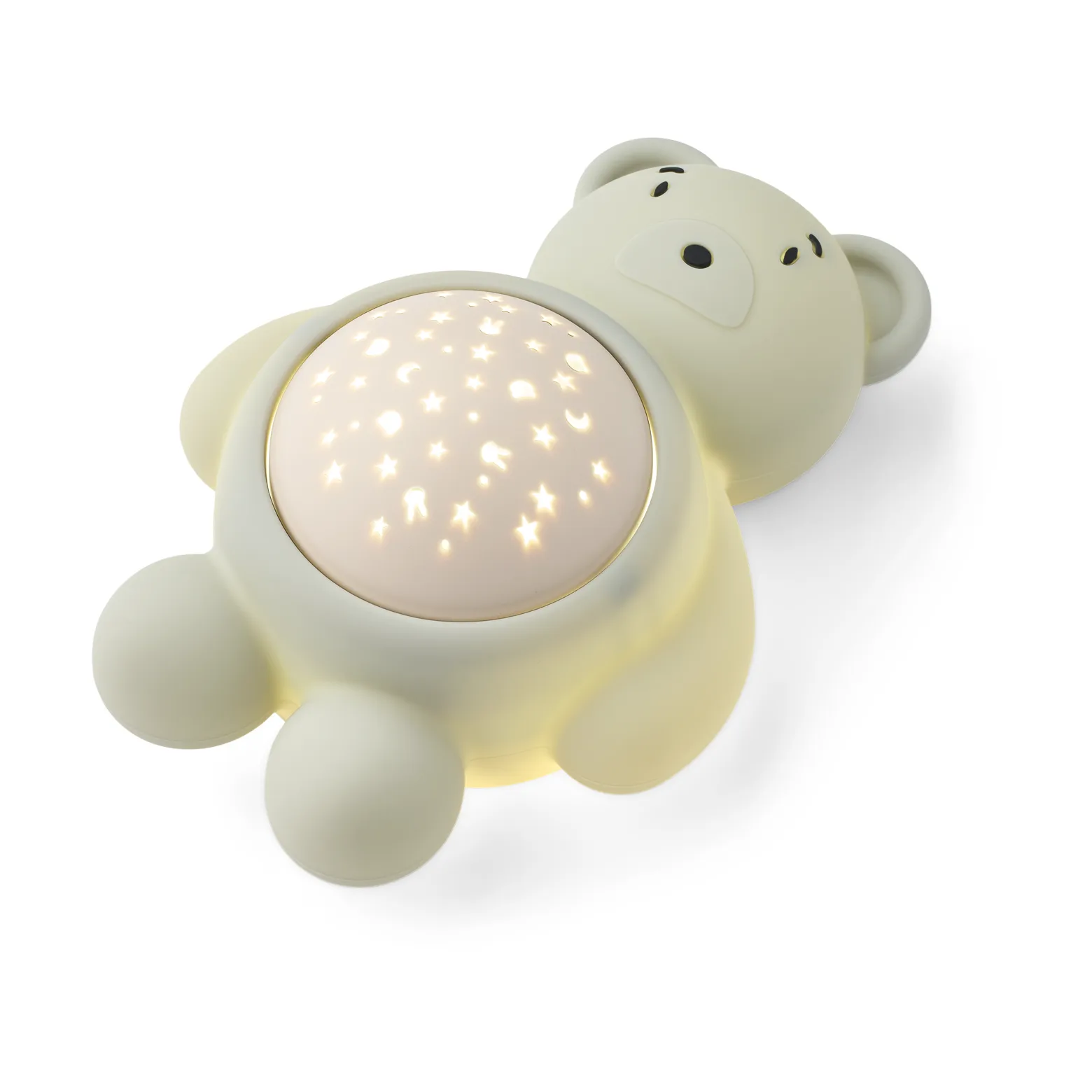 Manuel bear night lamp with projector and sound, Dove blue Liewood