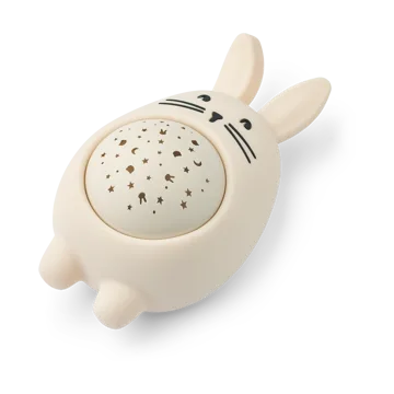 Manuel rabbit night lamp with projector and sound - Sandy - Liewood
