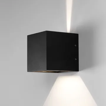 Cube Up/Down wall lamp - Black - Light-Point
