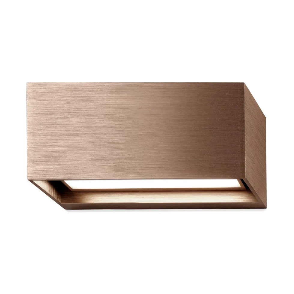 Linea W1 wall lamp switch tune, Rose gold, 7x15 cm Light-Point