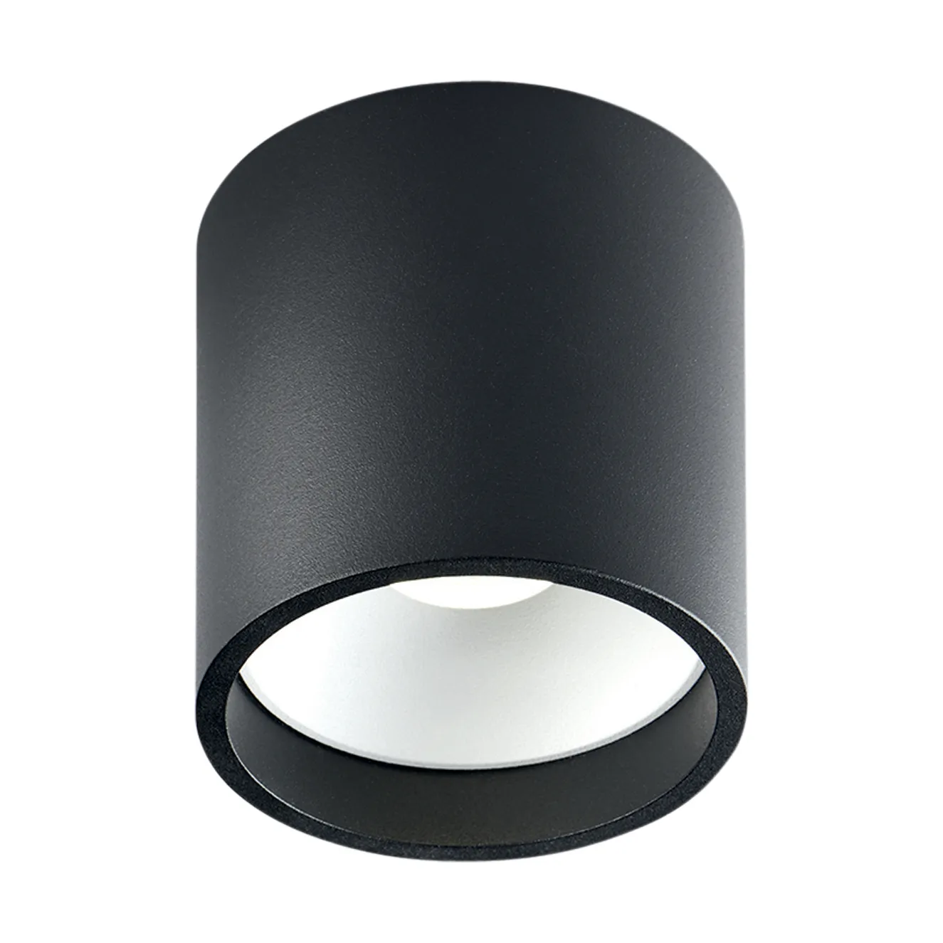 Solo Round 2 spotlight, Black-white, 3000K Light-Point