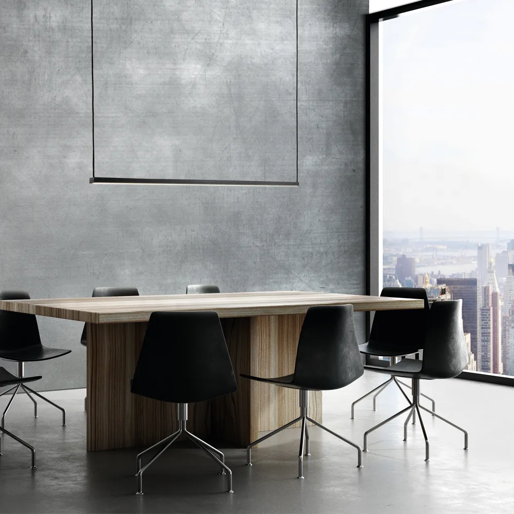Stripe pendant lamp, Black, 2000 Light-Point