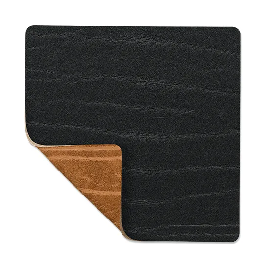 Buffalo coaster reversible square 1 pcs, black-nature LIND DNA