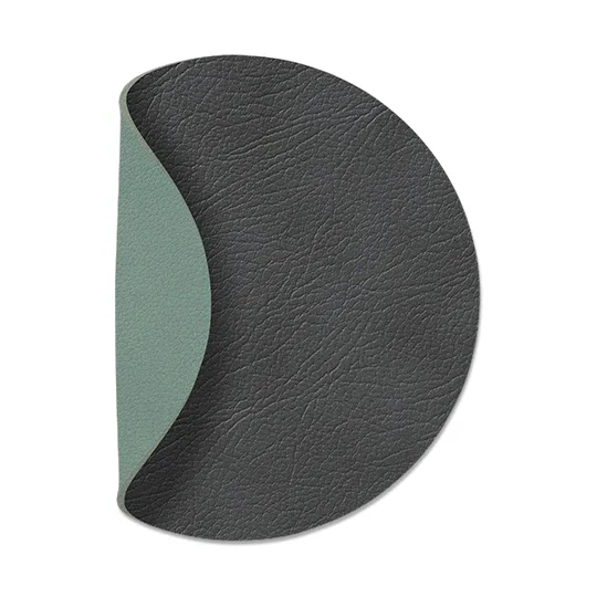 Cloud-Nupo coaster reversible circle 1 pcs, anthracite-pastel green LIND DNA