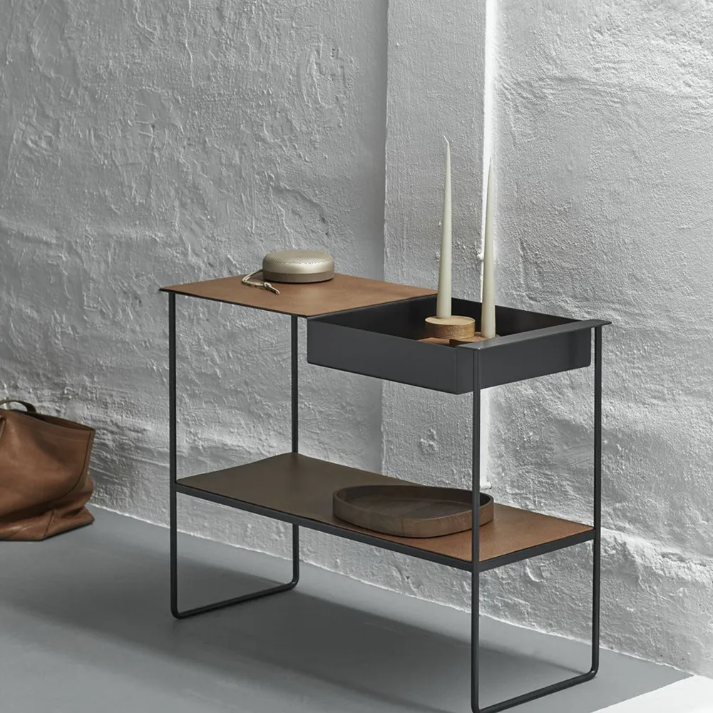 Console Bull Storage console table, Black LIND DNA