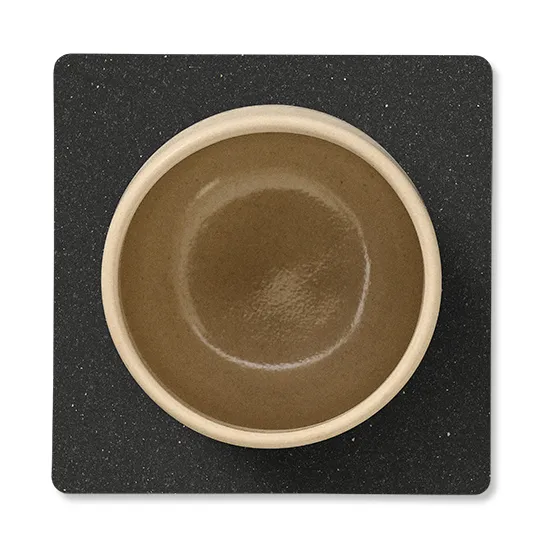 Core coaster square, Flecked anthracite LIND DNA