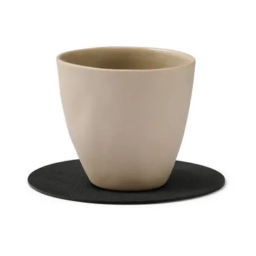 Nupo coaster circle - Black ink - LIND DNA