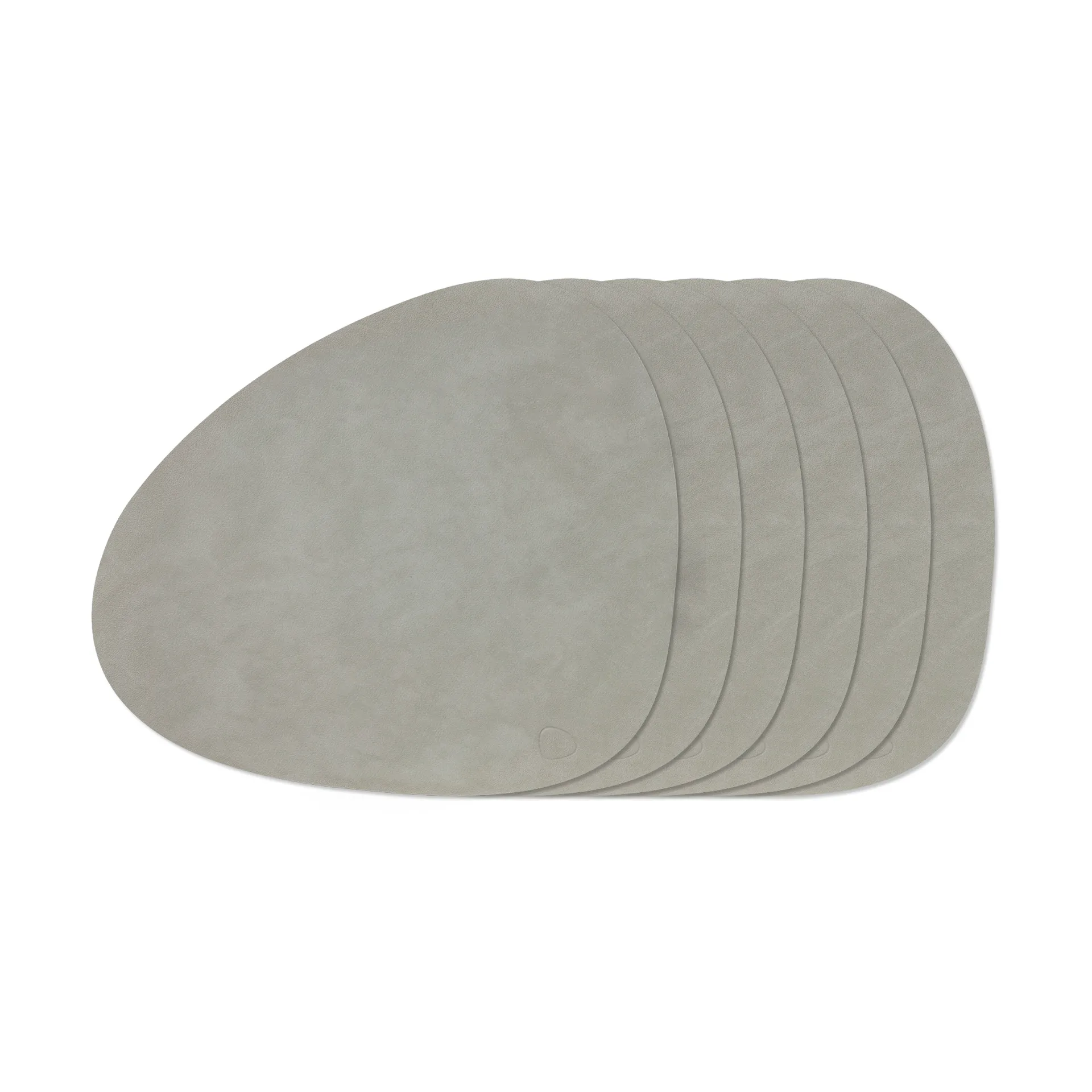 Nupo Curve placemat set, Light grey, 6-pack LIND DNA