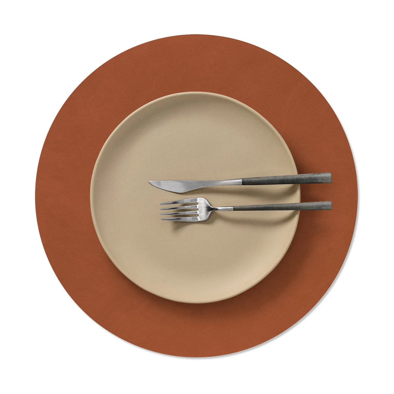 Nupo placemat, Rust, circle, L LIND DNA