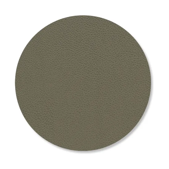 Serene coaster circle Ø10 cm - Moss - LIND DNA