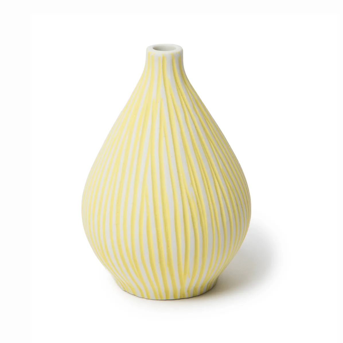 Kobe vase, Yellow stripe Lindform