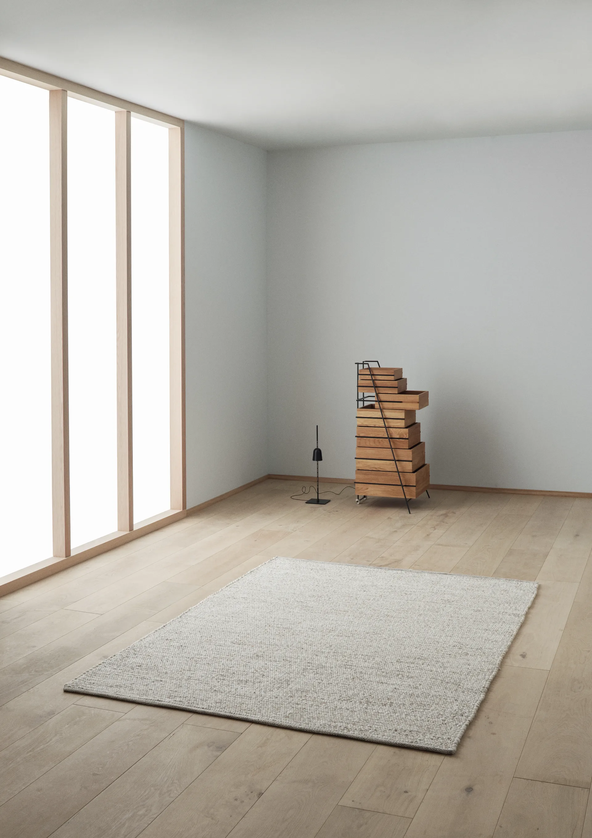 Agner wool carpet, Beige. 250x350 cm Linie Design