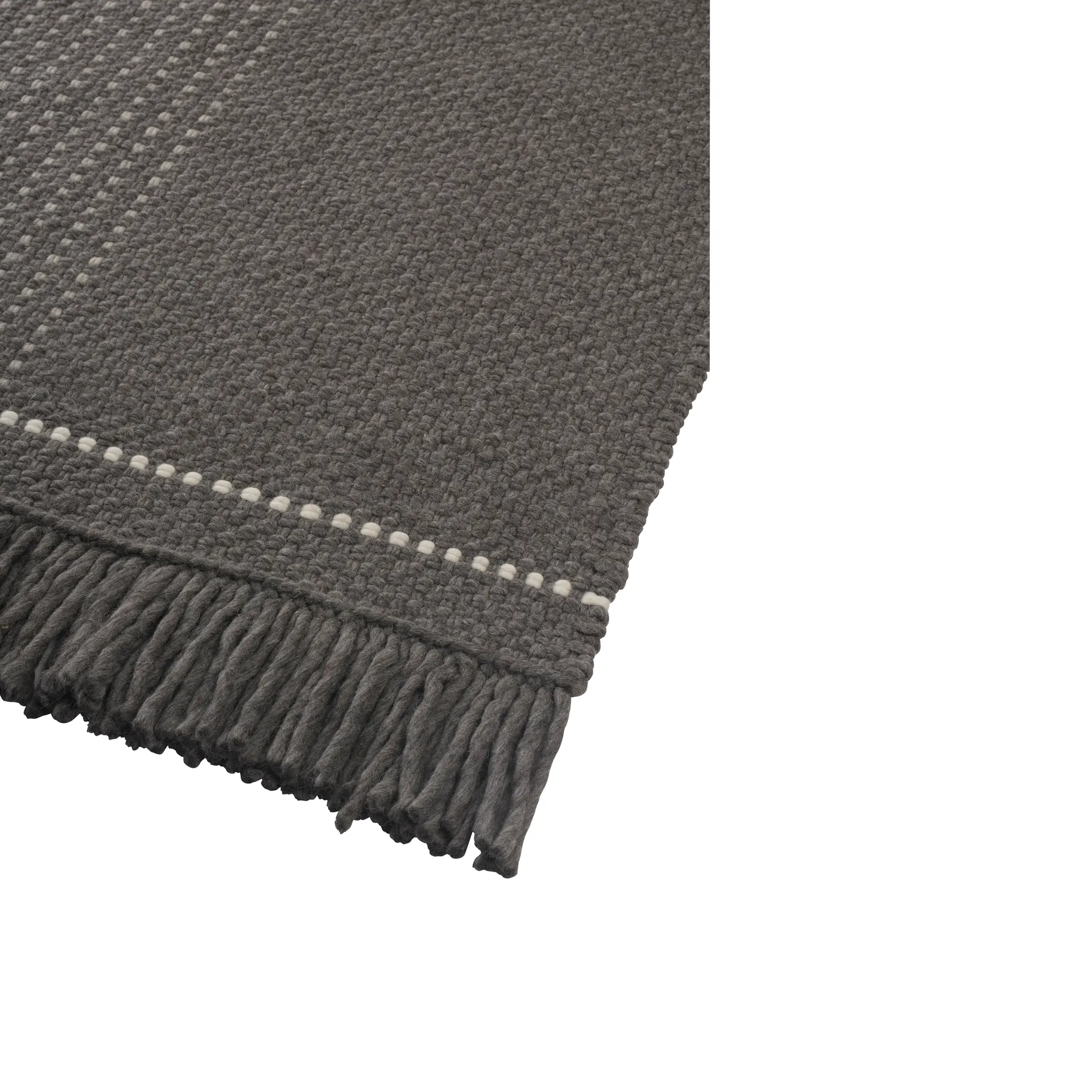 Awakened Mind wool carpet 170x240 cm, Charcoal Linie Design