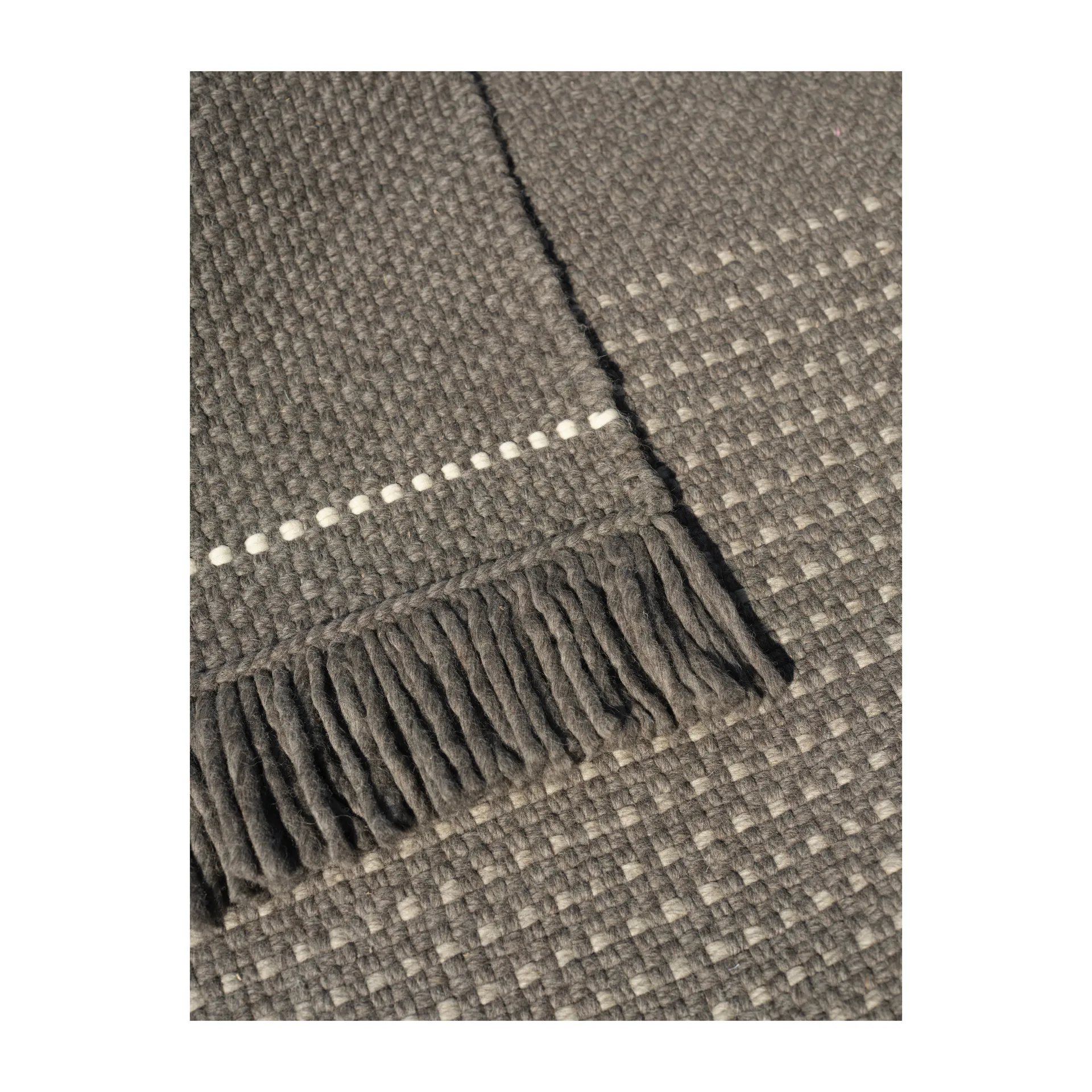 Awakened Mind wool carpet 170x240 cm, Charcoal Linie Design