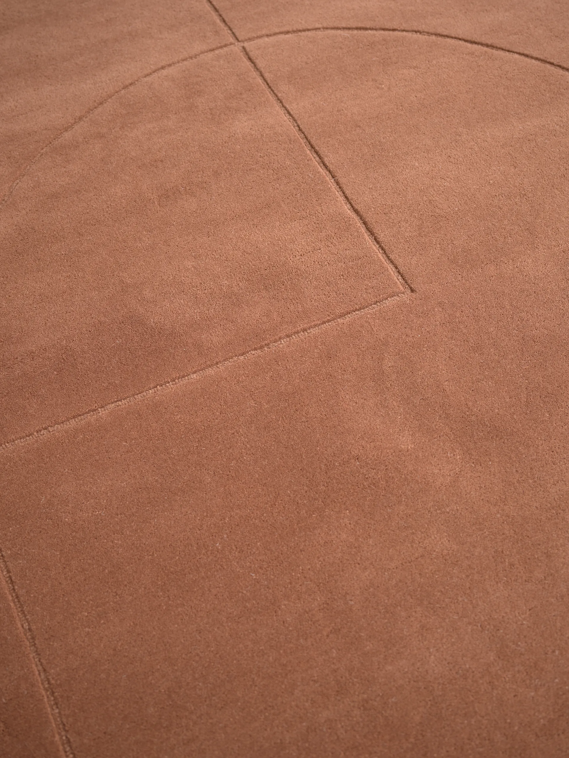 Lineal Poem wool carpet, Amber. 200x300 cm Linie Design