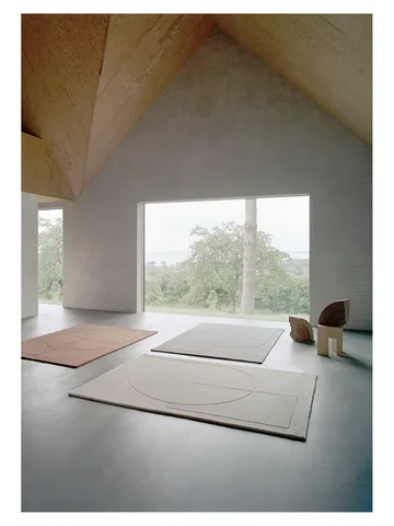Lineal Poem wool carpet - Amber. 200x300 cm - Linie Design