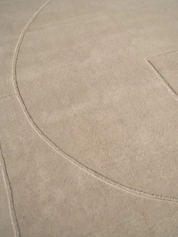 Lineal Poem wool carpet - Beige. 140x200 cm - Linie Design
