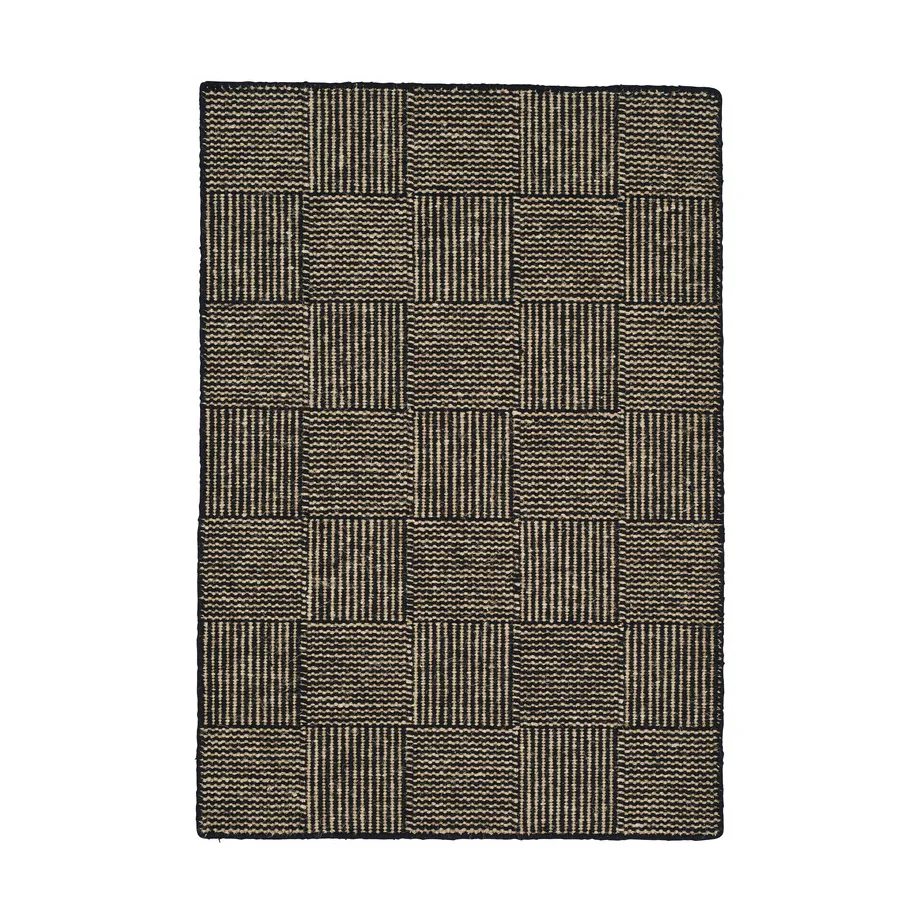 Linie Design Chess rug, Black, 140x200 cm Linie Design