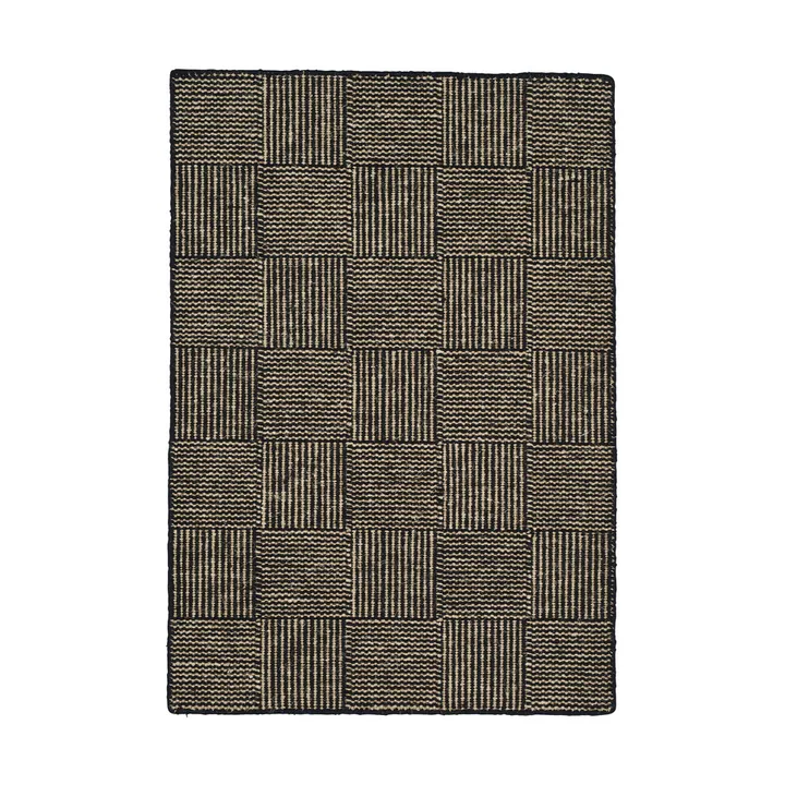 Linie Design Chess rug - Black, 250x250 cm - Linie Design