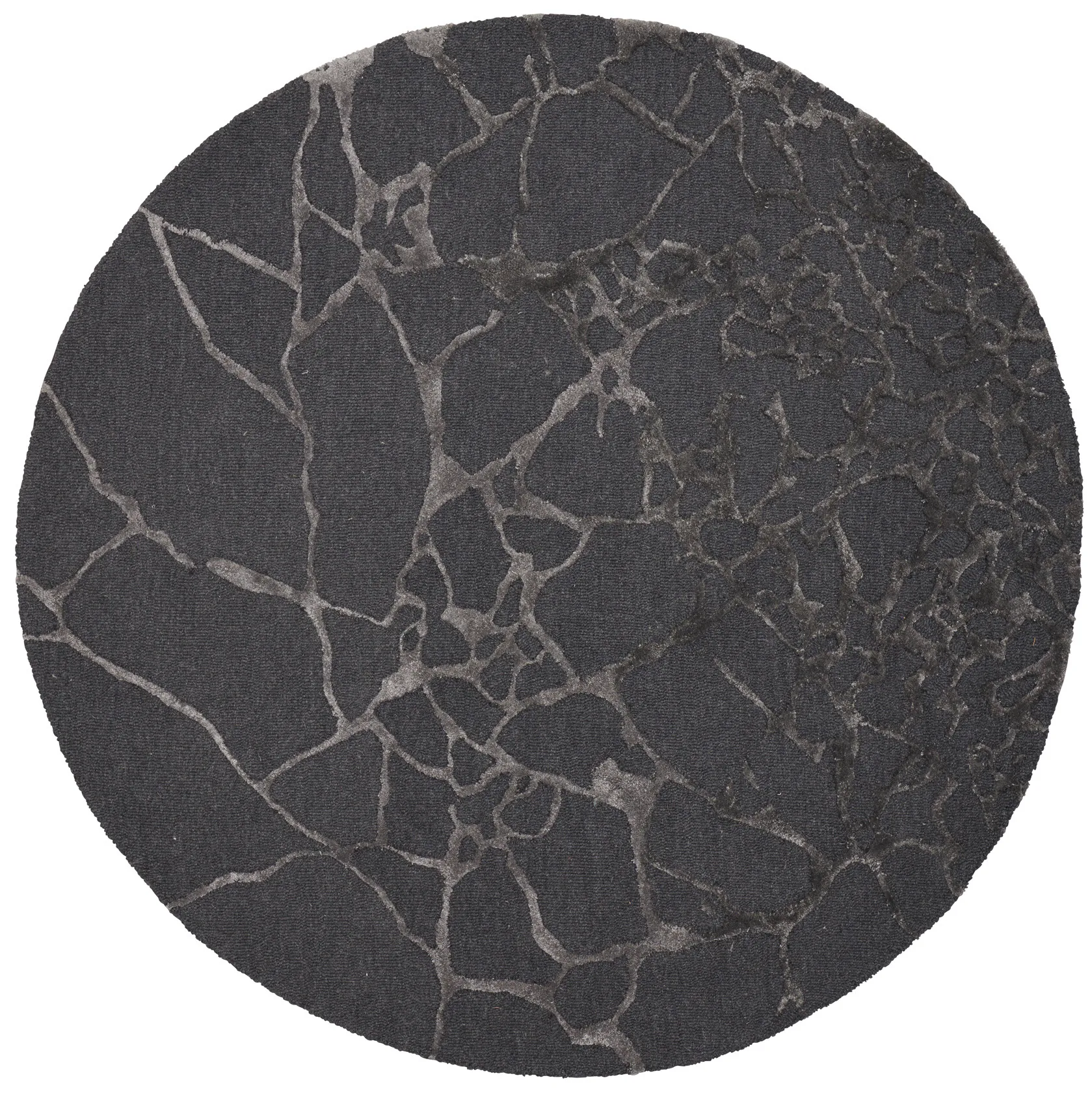 Marmo rug Ø250 cm, Charcoal Linie Design