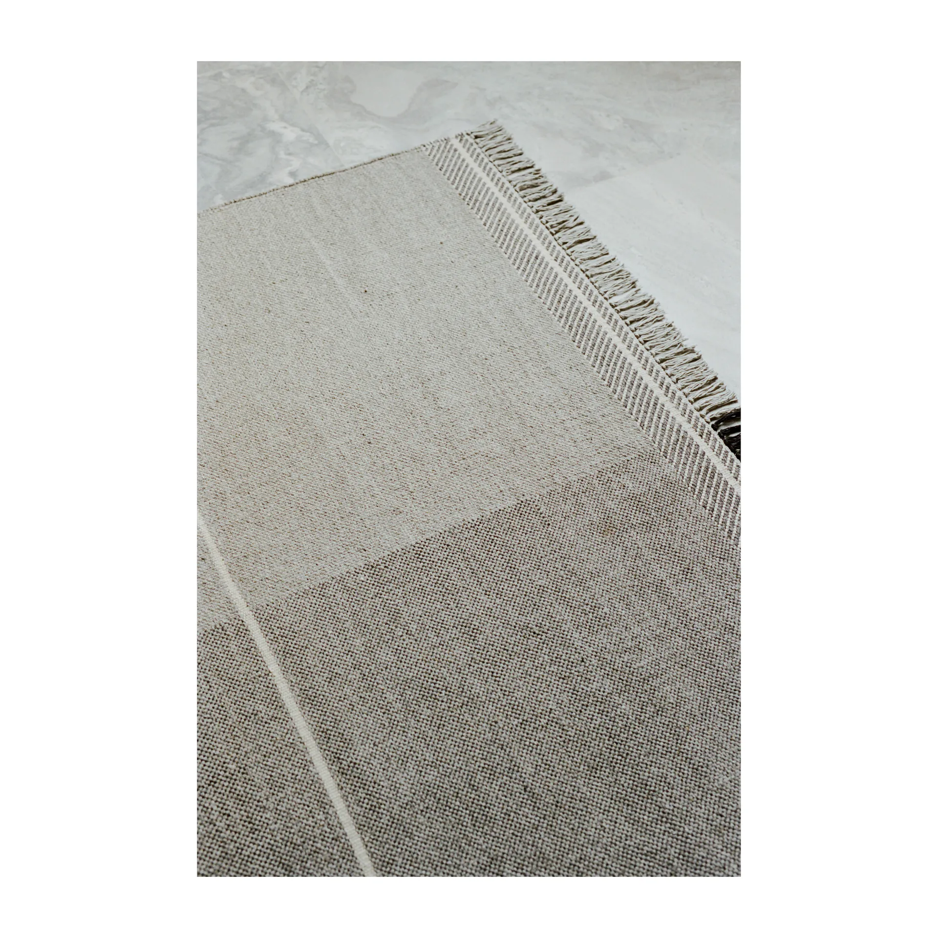 Mindful Soul wool carpet 200x300 cm, Stone-beige Linie Design