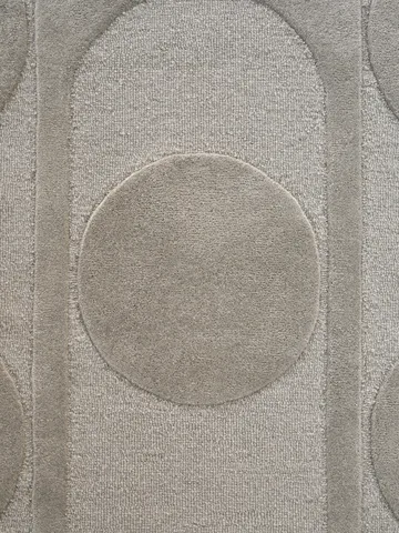 Orb Alliance wool carpet - Grey. 140x200 cm - Linie Design