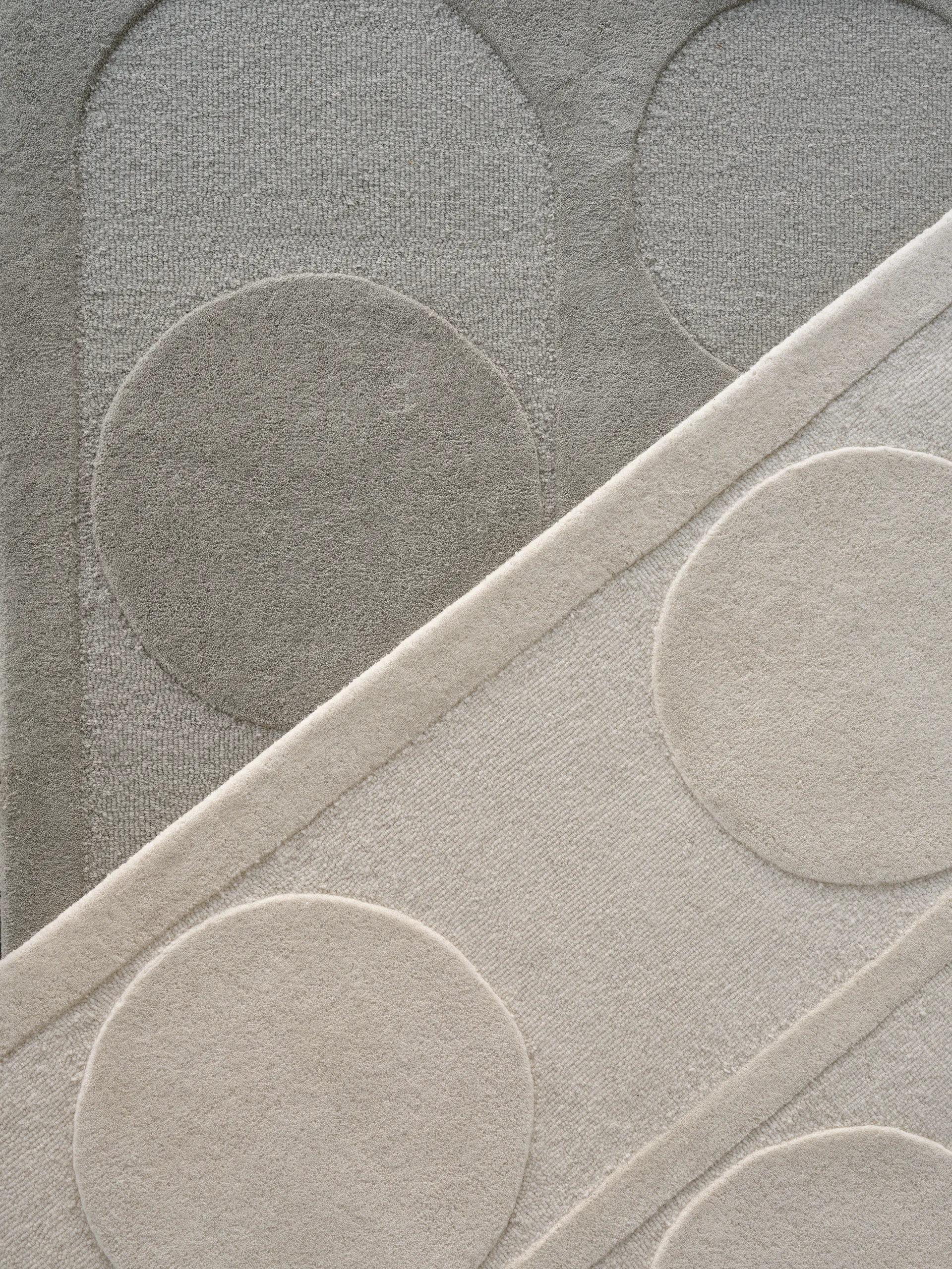 Orb Alliance wool carpet, White. 200x300 cm Linie Design