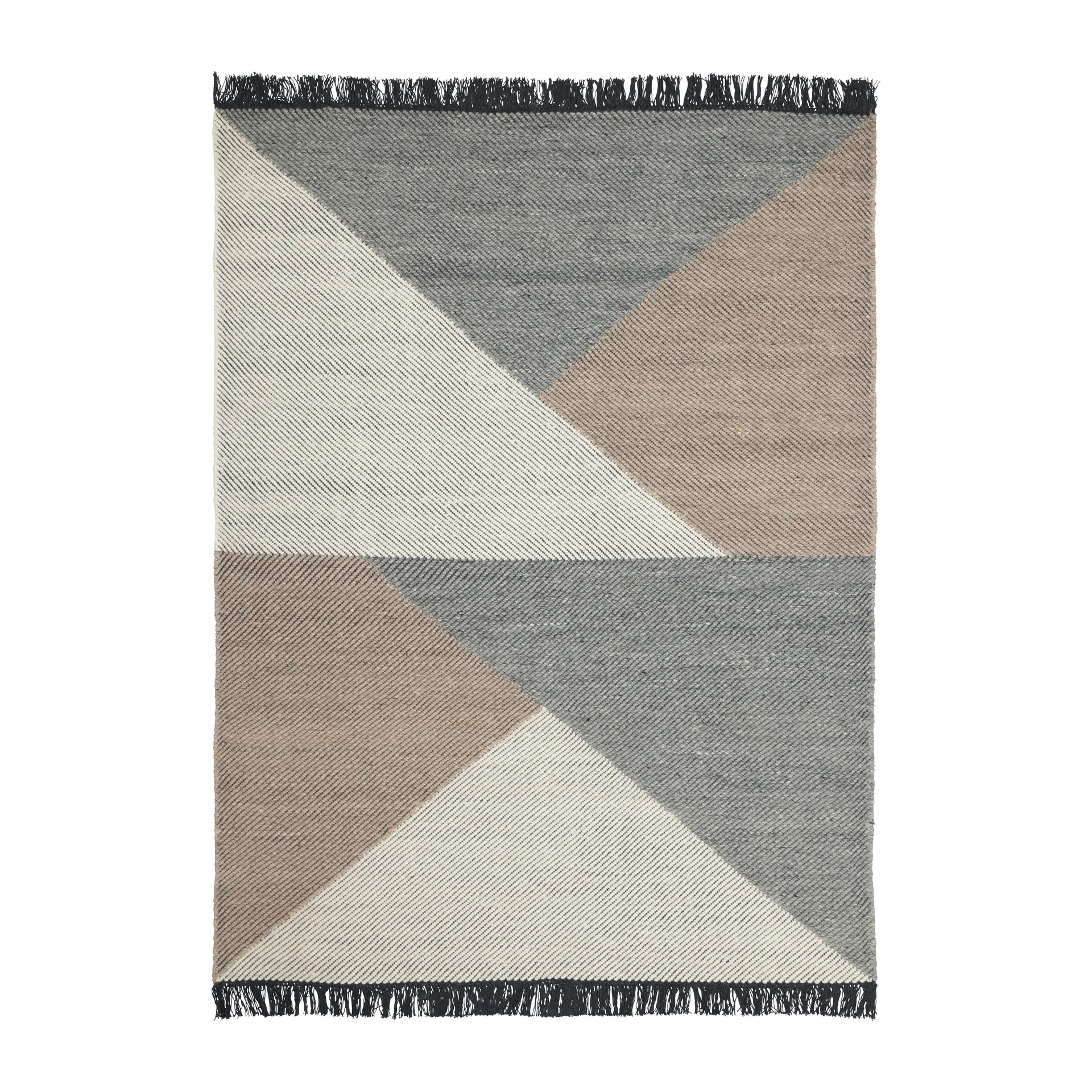 Skuld wool carpet, Light grey. 250x350 cm Linie Design