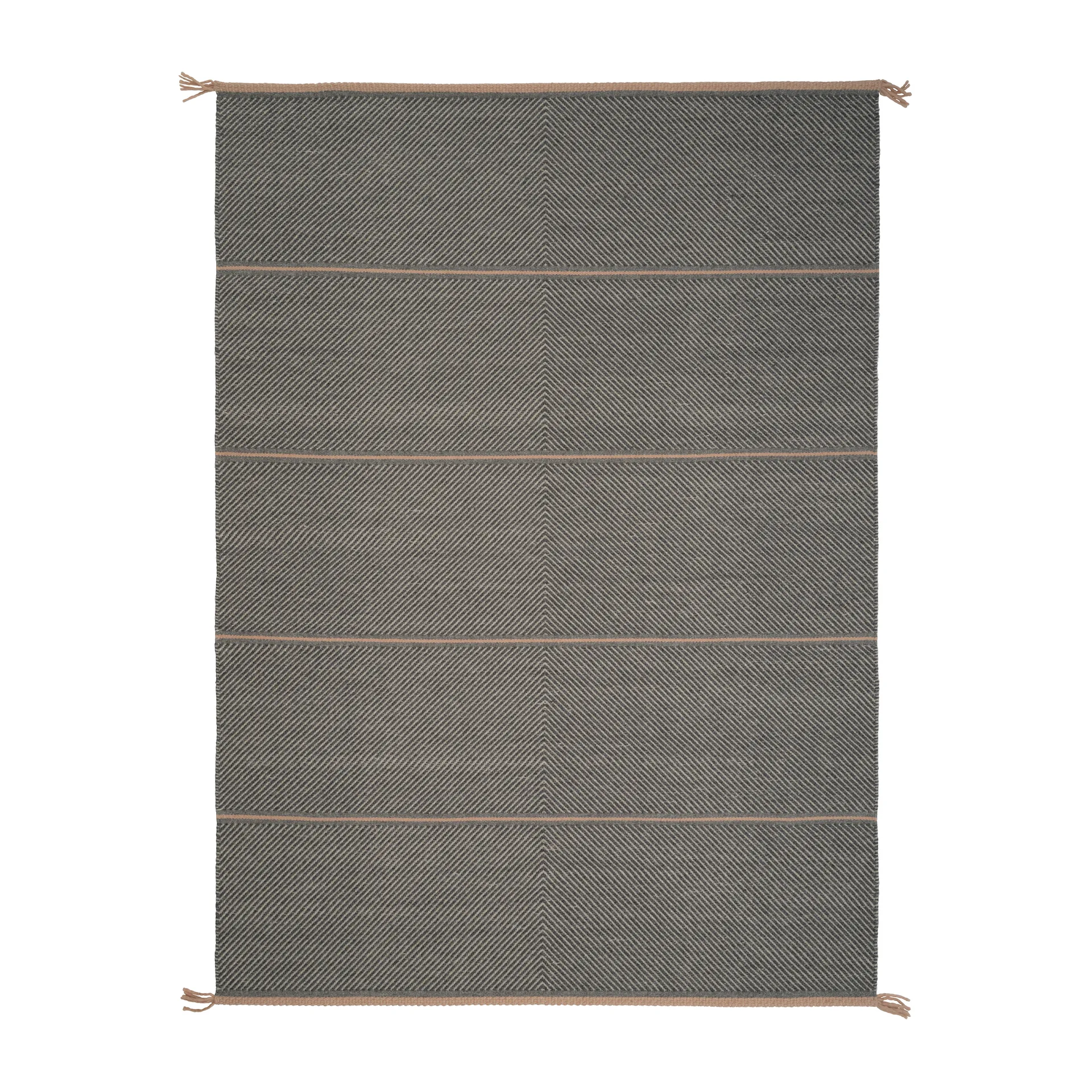 Vision Walk wool carpet 250x350 cm, Grey-rose Linie Design