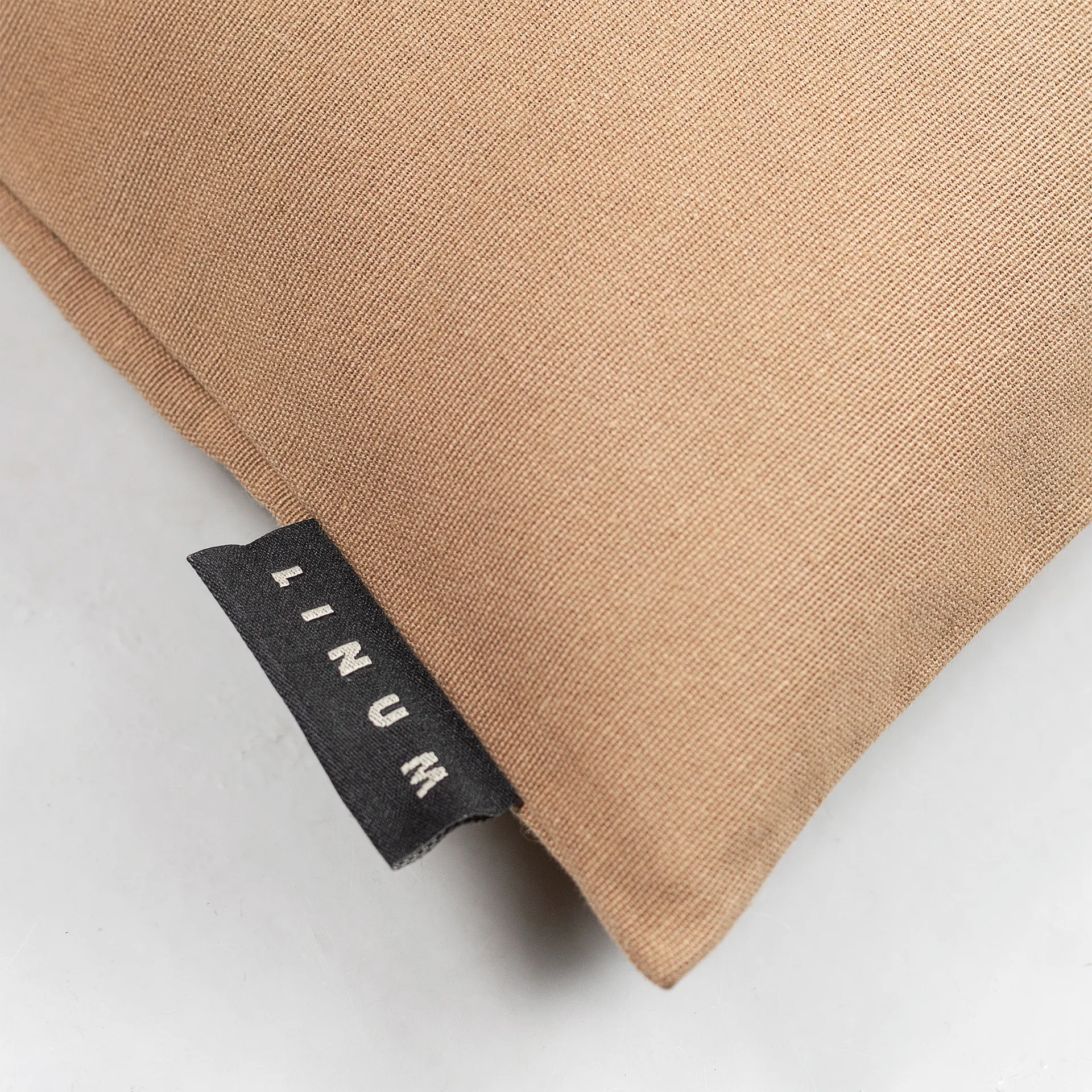 Annabell pillowcase 50x50 cm, Brown Linum