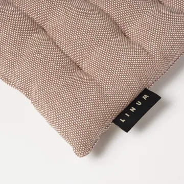 Pepper seat cushion 40x40 cm - Dark mole brown - Linum