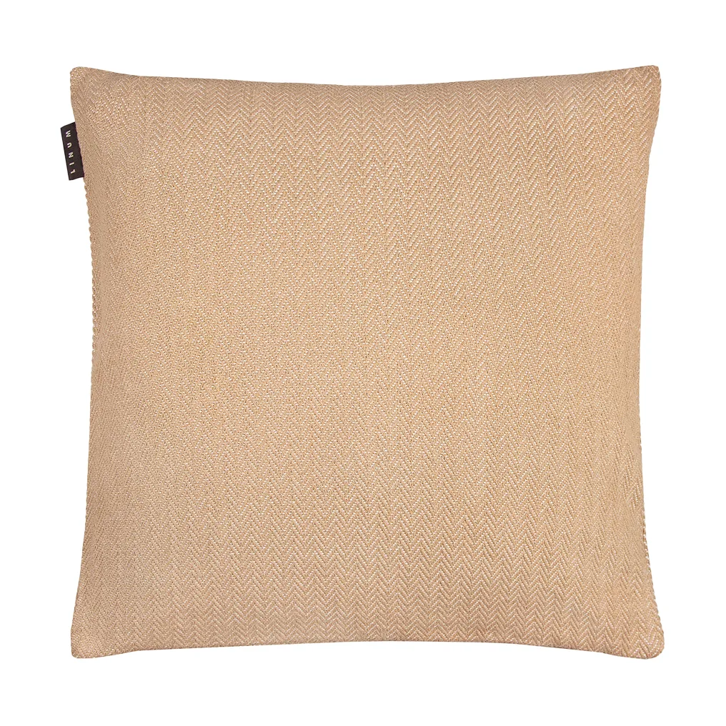 Shepard cushion cover 50x50 cm, Camel brown Linum