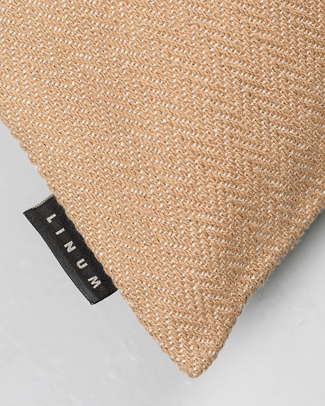 Shepard cushion cover 50x50 cm, Camel brown Linum
