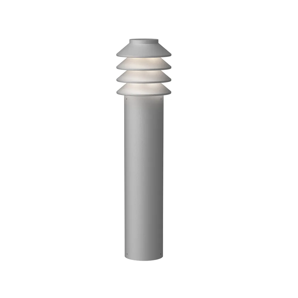 Bysted Garden bollard, Aluminum Louis Poulsen