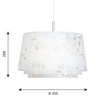 Collage pendant lamp Ø45 cm - White - Louis Poulsen