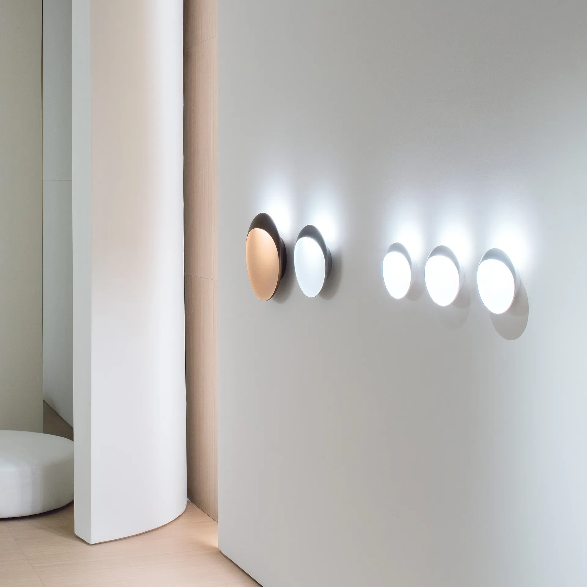 Flindt wall lamp Ø40 cm, Corten Louis Poulsen