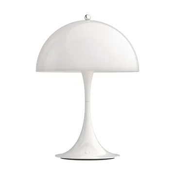 Panthella 250 portable table lamp V3 - White opal acrylic - Louis Poulsen
