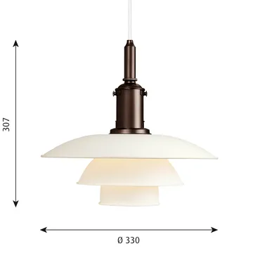 PH 3½-3 pendant lamp - White - Louis Poulsen