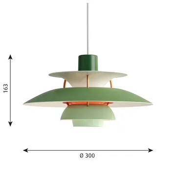 PH 5 MINI pendant lamp - Green - Louis Poulsen