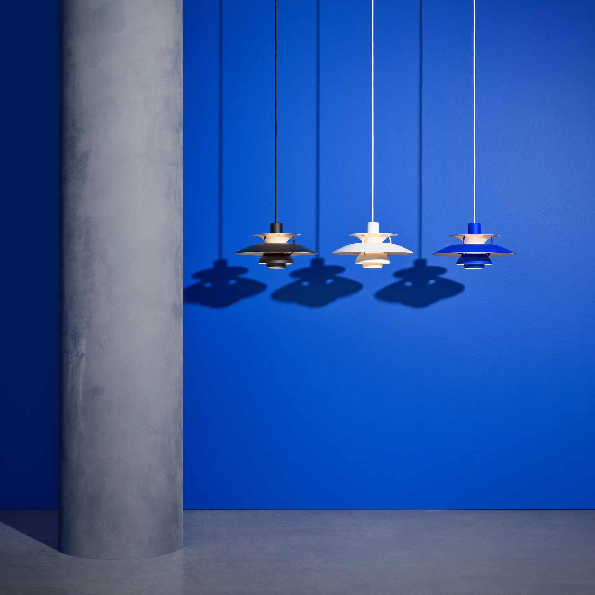 PH 5 pendant lamp, Ø300, Blue Louis Poulsen